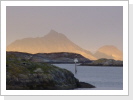Der Berg Hestmona auf Insel Hestmona Der Berg Hestmona auf Insel Hestmona